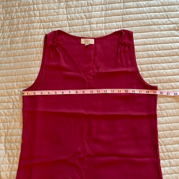 LOFT Raspberry Dressy Tank Top - Picture 9 of 10